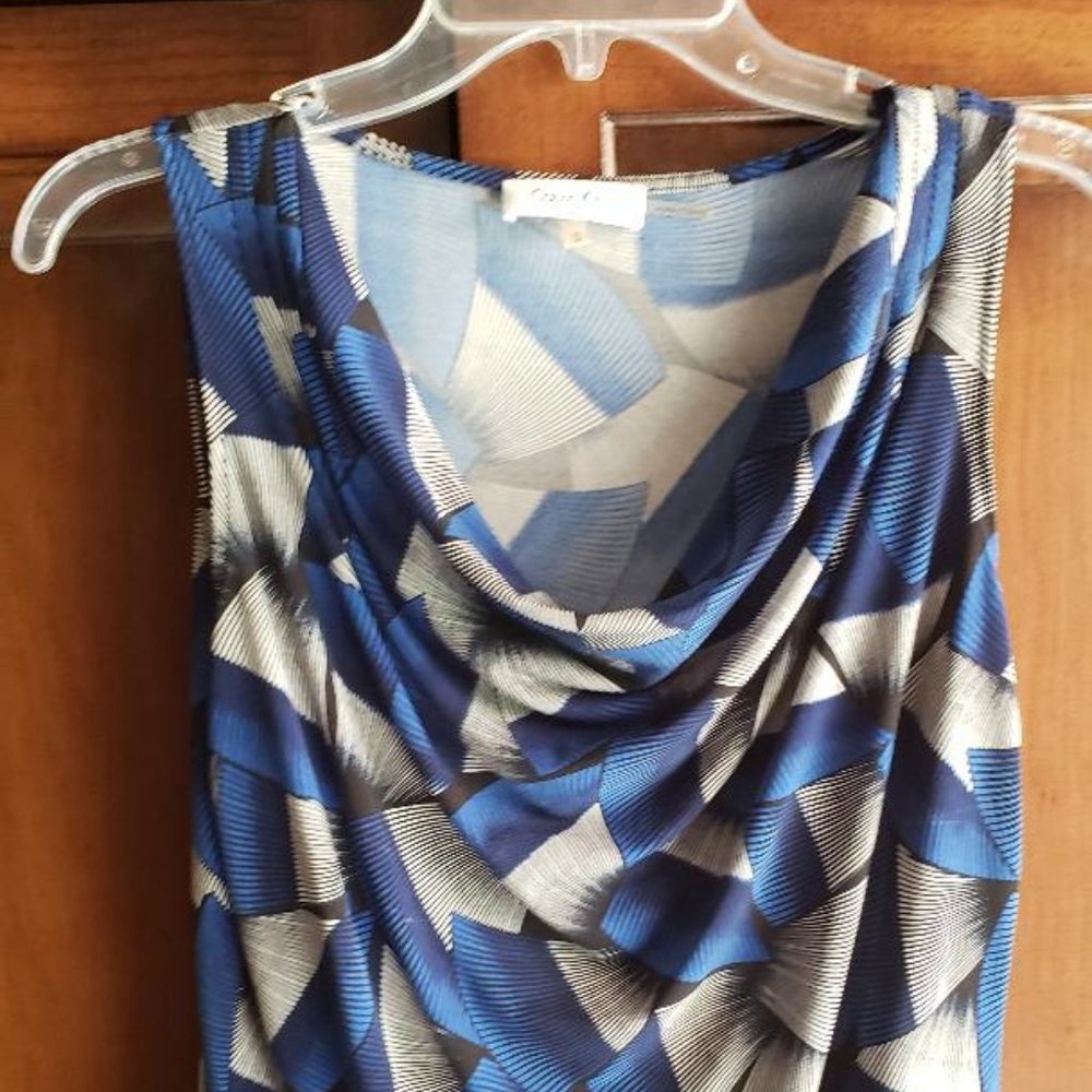 Calvin Klein Bright Blue Summer Top Sleeveless